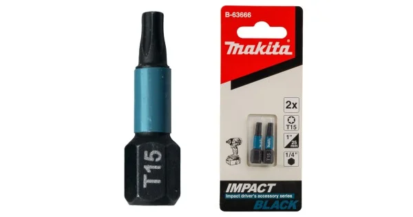 Saldi INSERTO TORX DA 15 L.25 IMPACT BLACK PZ.2 ART.B-63666