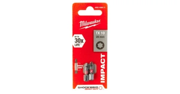 Di Tendenza INSERTO TORX DA 15 L.25 SHOCKWAVE IMPACT DUTY PZ.2