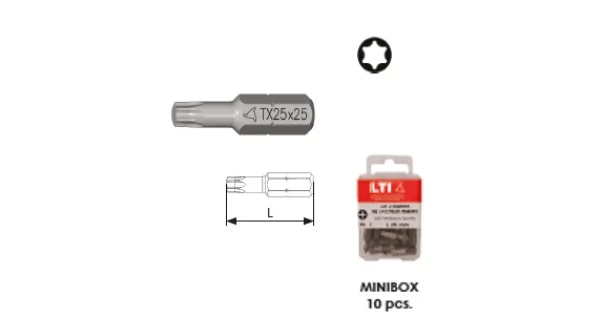 A Buon Prezzo INSERTO TORX DA 50 L.25