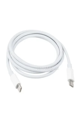 Waveshare Cavo dati di ricarica rapida da tipo C a tipo C da 100 W, lunghezza cavo 1 m, supporta corrente elevata da 5 A Prezzo Conveniente