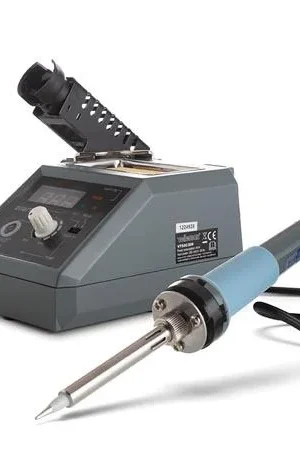 Ultime Pezzi Velleman VTSSC30N Stazione di saldatura con display a LED ed elemento riscaldante in ceramica - 48W - 160-480 °C