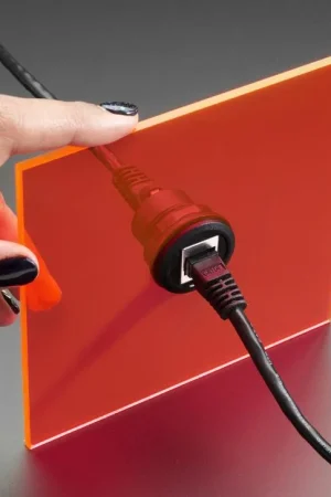 Compra Adesso Adafruit Spina adattatore per montaggio a pannello rotondo Ethernet RJ-45