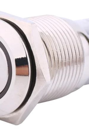 Compra Adesso Opencircuit Pulsante con led - Rosso - chiusura - metallo 16mm