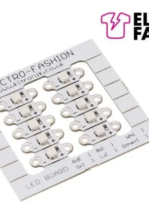 Ultime Pezzi Kitronik LED da cucire Electro-Fashion, rosso, confezione da 10