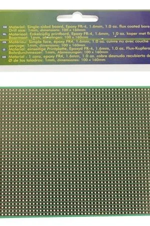 Velleman Eurocard linea completa - 100x160mm - fr4 (25pz/scatola) Promozione Esclusiva