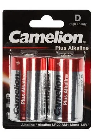 Velleman Batteria Alcalina D/LR20 1,5V - 21000mAh - 2 pezzi Direttamente Dal Produttore