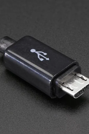 Adafruit Guscio connettore sottile USB fai-da-te - Spina MicroB Affare