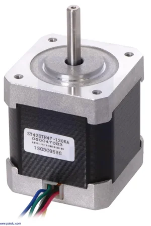 Vendita Finale Pololu Motore passo-passo: unipolare/bipolare, 200 passi/giro, 42×48 mm, 4 V, 1,2 A/fase