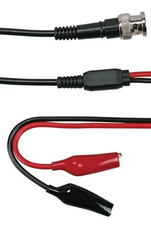 Ultima Occasione Velleman Cavo coassiale 1m - bnc maschio + 2 coccodrilli