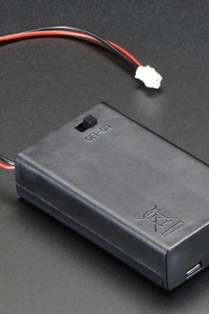 Adafruit 3 portabatterie AAA con interruttore On/Off e JST a 2 pin Nuova Collezione