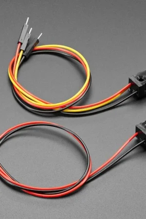 Adafruit Sensore di interruzione del raggio IR con estremità del connettore del cavo di alta qualità - LED da 5 mm Spedizione Espresso