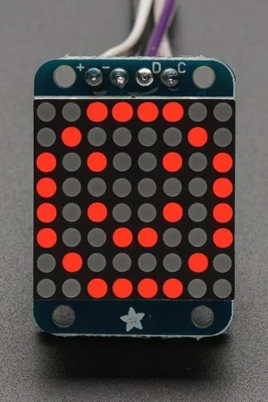 Adafruit Mini 8x8 LED Matrix con zaino I2C - rosso A Buon Prezzo
