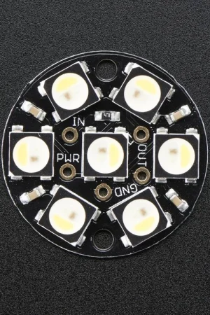 Adafruit NeoPixel Jewel - 7 LED RGBW 5050 con driver integrati Consegna Rapida