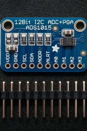 Adafruit ADS1015 ADC a 12 bit - 4 canali con amplificatore di guadagno programmabile Consegna Rapida