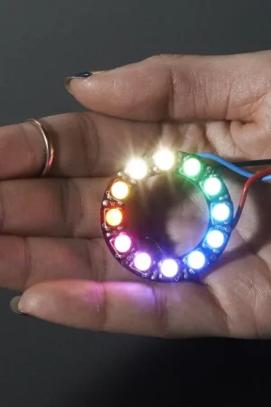 Adafruit NeoPixel Ring - 12 LED RGBW 5050 con driver integrati Professionale
