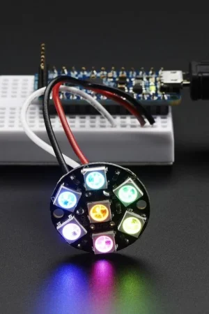 Adafruit NeoPixel Jewel - 7 x 5050 LED RGB con driver integrati Professionale