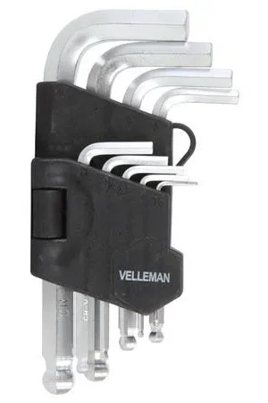 Velleman Set di chiavi esagonali a sfera - 9 pz Saldi