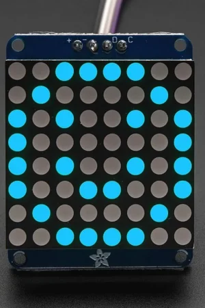 Affare Adafruit Small 1.2" 8x8 LED Matrix con zaino I2C - Blu