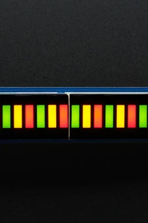Ultimissimo Modello Adafruit Kit grafico a barre bicolore (rosso/verde) a 24 barre con zaino I2C