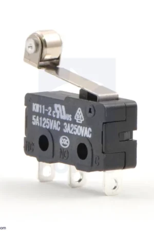 Ultimissimo Modello Pololu Interruttore a scatto con leva a rotella da 16,3 mm: 3 pin, SPDT, 5 A