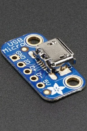 Adafruit Scheda breakout USB Micro-B Popolare