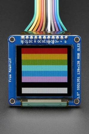 Adafruit Scheda breakout OLED - Colore a 16 bit 1,5" con supporto microSD Più Venduto