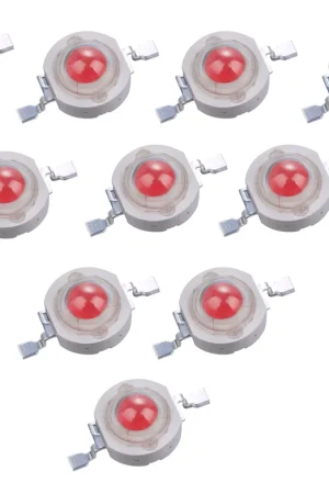 Bestseller Opencircuit Power LED rosso 110° da 1W - 10 pezzi