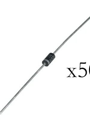 Compra Adesso Opencircuit 1N4001 Diodo raddrizzatore 50V 1A - 50 pezzi