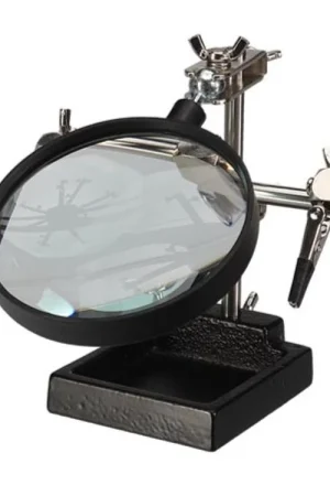 Velleman Mano Extra Innovativa con Lente d'Ingrandimento per Lavori di Precisione Solo Oggi